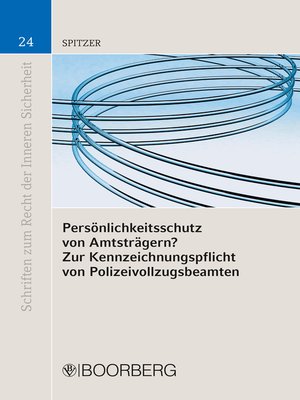 cover image of Persönlichkeitsschutz von Amtsträgern? Zur Kennzeichnungspflicht von Polizeivolzugsbeamten